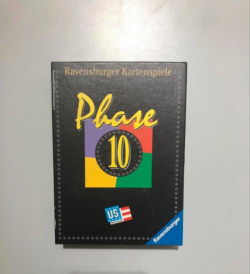 Phase 10 - Ravensburger US-bestseller, Hobby en Vrije tijd, Gezelschapsspellen | Kaartspellen, Zo goed als nieuw, Ophalen of Verzenden