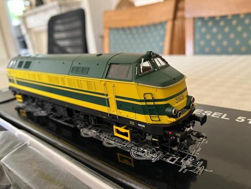 B models NMBS diesel 5169 AC digitaal MFX, Hobby en Vrije tijd, Modeltreinen | H0, Zo goed als nieuw, Locomotief, Wisselstroom