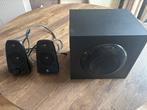 Logitech Z-623 THX 2.1 Speakerset met Subwoofer, Ophalen of Verzenden, Gebruikt, 120 watt of meer, Subwoofer