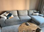 Bank 4-zits met hocker Kivik, Ophalen, Zo goed als nieuw, Overige materialen, Ikea kivik grijs 4-zits