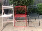 3 leuke stoeltjes inklapbaar, Huis en Inrichting, Stoelen, Twee, Overige kleuren, Stof, Ophalen of Verzenden