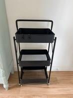 Ikea trolley zwart, Ophalen of Verzenden, Zo goed als nieuw