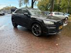Audi Q2 1.4 Tfsi CoD 150pk S Tronic 2017 Zwart, Auto's, 65 €/maand, 4 cilinders, Leder en Stof, Zwart
