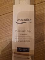 Meradiso Plissé Gordijn 60x130cm - Nieuw in verpakking, Ophalen, Nieuw, Gehele gezicht, Overige typen