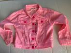 Roze spijkerjasje 98/104, Ophalen of Verzenden, Zo goed als nieuw, Meisje, Jas