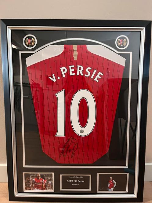 Gesigneerd Robin van Persie Arsenal Shirt ingelijst!, Verzamelen, Sportartikelen en Voetbal, Nieuw, Shirt, Buitenlandse clubs