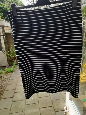 Leuk rokje blauw-wit gestreept XL Merk Witteveen beschikbaar voor biedingen