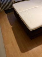 2 persoons boxspring, Huis en Inrichting, Slaapkamer | Boxsprings, Ophalen, Gebruikt, Bruin, Tweepersoons