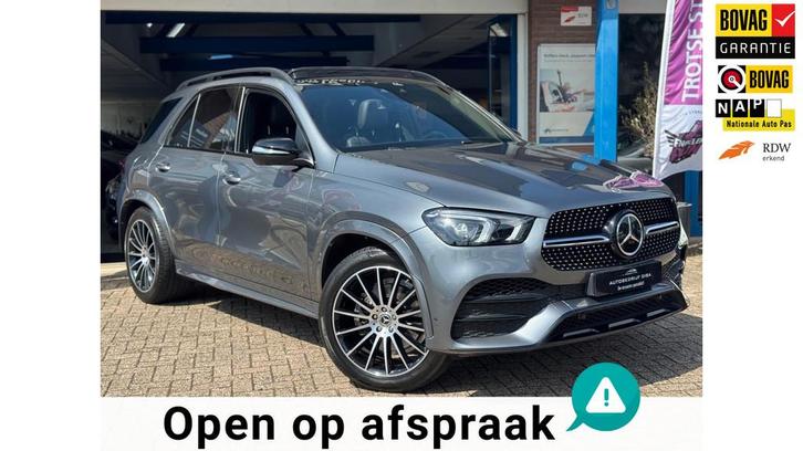 Mercedes-Benz GLE 400 D 4MATIC 2022 Grijs Kenteken Full BTW!, Auto's, Bestelauto's, Bedrijf, Te koop, 4x4, Airconditioning, Alarm