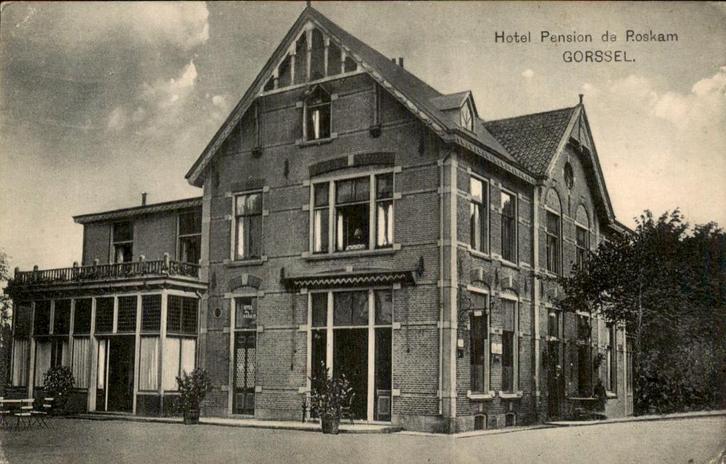 Gorssel - Hotel Pension de Roskam, Verzamelen, Ansichtkaarten | Nederland, Gelopen, Gelderland, Voor 1920, Ophalen of Verzenden