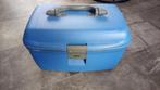 Carlton beautycase met cijferslot, Sieraden, Tassen en Uiterlijk, Beautycases, Blauw, Met spiegeltje(s), Ophalen of Verzenden