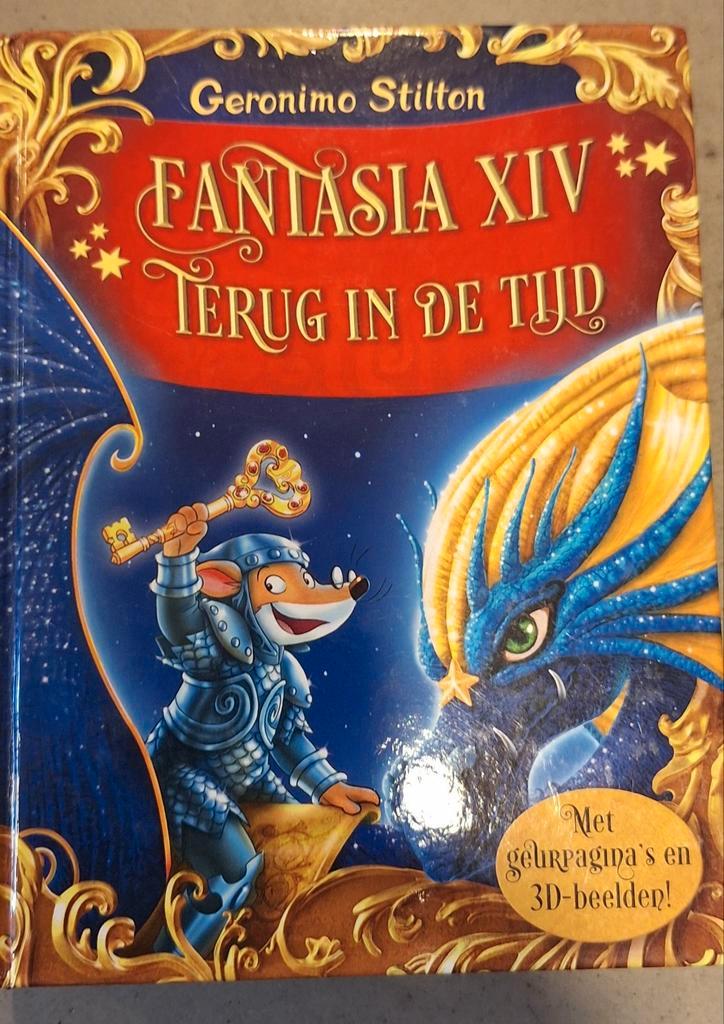Geronimo Stilton - Terug in de tijd en 8 andere, Boeken, Kinderboeken | Jeugd | onder 10 jaar, Zo goed als nieuw, Sprookjes, Ophalen of Verzenden