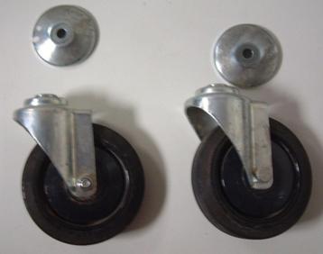 Zwenkwielen Wiel diameter 16 cm 4 Stuks 2 Met Rem beschikbaar voor biedingen