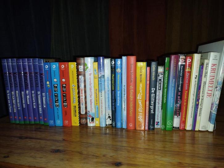 34 mooie kinderboeken, 8-13 jaar, Boeken, Kinderboeken | Jeugd | 10 tot 12 jaar, Zo goed als nieuw, Fictie, Ophalen