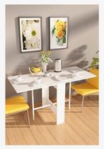 Nieuwe opklapbare witte tafel nieuw in doos, Huis en Inrichting, Tafels | Eettafels, Ophalen, Nieuw, Rechthoekig