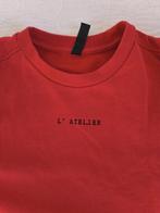 Sweater L’Atelier rood geplooide mouw mt xxl, Ophalen of Verzenden, Zo goed als nieuw, Maat 46/48 (XL) of groter, Rood