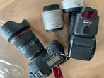 Canon 5D Mark II incl 24-70 L 2.8 lens, flitser en twee ext, Audio, Tv en Foto, Gebruikt, Ophalen