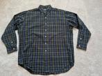 Ralph Lauren blouse geruit blauw zwart groen maat XL, Blauw, Ralph Lauren, Ophalen of Verzenden, Zo goed als nieuw