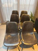 6 eetkamerstoelen van Pronto wonen, Ophalen, Gebruikt, Grijs, Vijf, Zes of meer stoelen