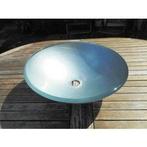 zilveren glazen waskom met hoge watervalkraan, Sanitair-online.eu, Rolisa25@gmail.com, Nieuw, Ophalen of Verzenden