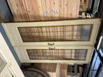 Set schuif / en-suite deuren met glas in lood 214x145cm, Ophalen
