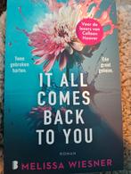 It all comes back to you - Melissa Wiesner. Nederlands boek!, Ophalen of Verzenden, Zo goed als nieuw, Nederland, Melissa Wiesner
