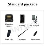 Anysecu DM728 DMR + ANALOG + AES 256 10W + GPS, Met broekklem, Verzenden, 15 km of meer, Zo goed als nieuw