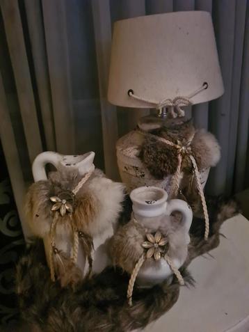 riviera maison lamp met vazen set  beschikbaar voor biedingen