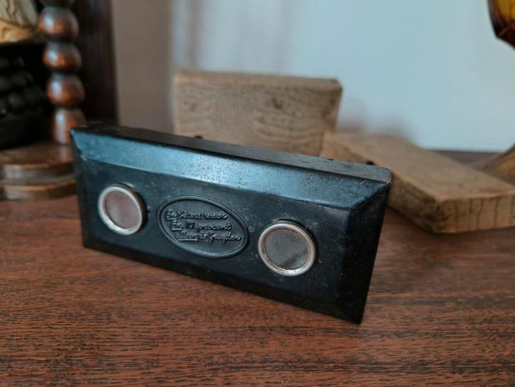 De Gruyter stereoscoop jaren 20 met originele doos, Antiek en Kunst, Curiosa en Brocante, Ophalen of Verzenden