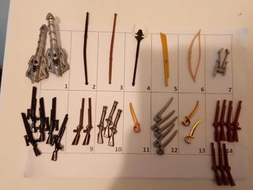 playmobil onderdelen wapens, lans, geweer, etc. 2 Foto's

 beschikbaar voor biedingen