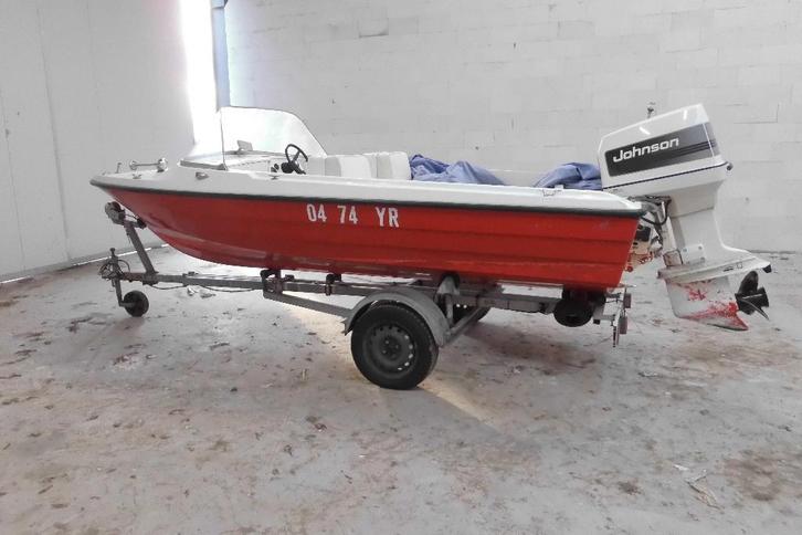 Classic Speedboot  ALMARINE 480 met 130 PK motor DEFECT, Watersport en Boten, Speedboten, Gebruikt, 3 tot 6 meter, Benzine, 120 tot 200 pk