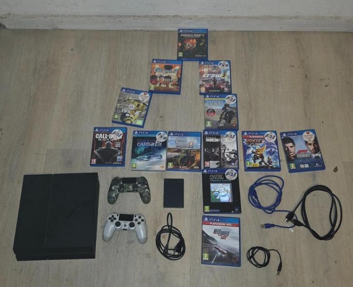 Sony Playstation 4 Zwart, Spelcomputers en Games, Games | Sony PlayStation 4, Gebruikt, Overige genres, 3 spelers of meer, Vanaf 7 jaar