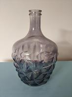 Blauwe vaas, Blauw, Ophalen of Verzenden, Minder dan 50 cm, Glas
