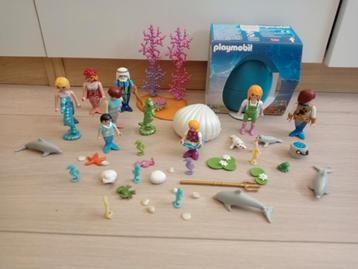 Playmobil zeemeermin dolfijn zeehond ei zeepaardjes set beschikbaar voor biedingen