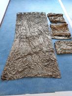 Crushed Velvet gordijnen 4 stuks a 125cm breed 250cm lang, 200 cm of meer, Ophalen of Verzenden, Zo goed als nieuw, 200 cm of meer