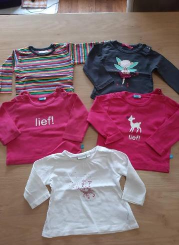 Meisjes longsleeves Lief!/Hema/Mexx mt 62 beschikbaar voor biedingen