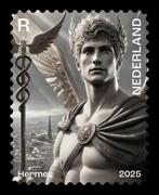 NL Crypto Stamp - Hermes 2025 - Zwart - Postfris, Postzegels en Munten, Postzegels | Nederland, Ophalen of Verzenden, Postfris