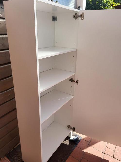 MOET SnEL WEG!! KNOXHULT Hoge kast met deuren wit, Huis en Inrichting, Kasten | Ladekasten, Nieuw, 200 cm of meer, 50 tot 100 cm