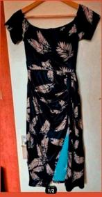 Nieuwe Jurk met Bladeren Print maat S., Overige typen, Overige kleuren, Nieuw, Ophalen of Verzenden