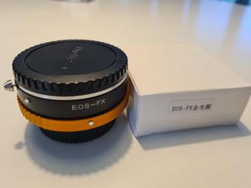NIEUW! Fuji FX> Canon EF MANUAL ADAPTER met diafragma beschikbaar voor biedingen