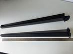 Duraline tafelpoot folded, zwart, 72 cm, 4x, Huis en Inrichting, Tafelonderdelen, Tafelpoot, 50 tot 100 cm, Metaal, Overige vormen