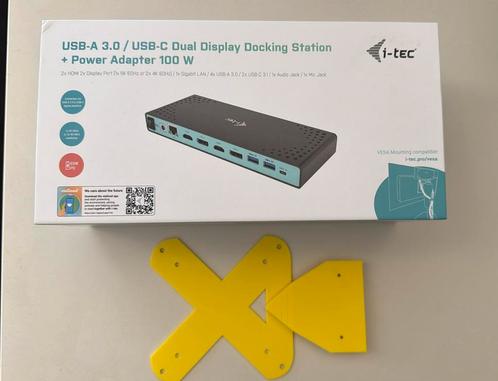 i-tec CADUA4KDOCKPDL, Computers en Software, Dockingstations, Zo goed als nieuw, Ophalen of Verzenden