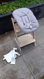 Stokke Tripp Trapp stoel, met newbornset en babyset, Ophalen, Gebruikt, Meegroeistoel, Stoelverkleiner