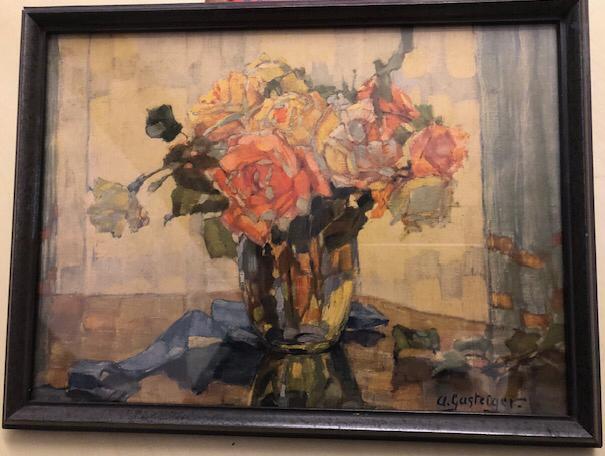Anna Maria Gasteiger (Lubeck 1877) Twee werken in lijst., Antiek en Kunst, Kunst | Schilderijen | Klassiek, Ophalen of Verzenden