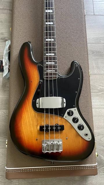 Fender jazz bass sunburst 1978 (4,5 kg) beschikbaar voor biedingen