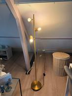Gouden lamp staand, van kwantum, Huis en Inrichting, Lampen | Vloerlampen, Ophalen, Nieuw, Metaal, 100 tot 150 cm