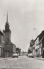 D433 ansichtkaart ijzendijke koninginnestraat jaren 60, Verzenden, 1960 tot 1980, Ongelopen, Zeeland