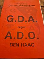 G.D.A. - A.D.O DEN HAAG, Ophalen of Verzenden, Overige binnenlandse clubs, Poster, Plaatje of Sticker
