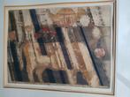 Anne Huitema "landschap", Antiek en Kunst, Kunst | Etsen en Gravures, Ophalen of Verzenden