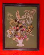 groot GEBORDUURD SCHILDERIJ vintage, Ophalen